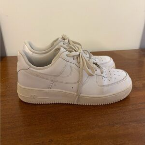 White Athletic Sneakers Airforces